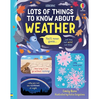 Asia Books หนังสือภาษาอังกฤษ LOTS OF THINGS TO KNOW ABOUT WEATHER