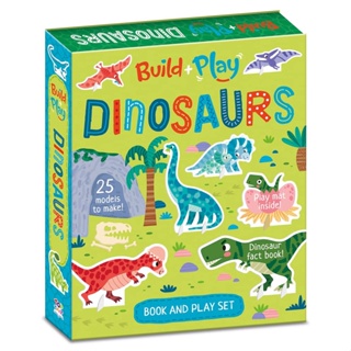 Asia Books หนังสือภาษาอังกฤษ BUILD AND PLAY DINOSAURS (BUILD AND PLAY KIT)