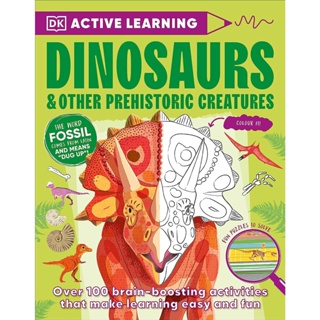 Asia Books หนังสือภาษาอังกฤษ ACTIVE LEARNING: DINOSAURS AND OTHER PREHISTORIC CREATURES: OVER 100 BRAIN-BOOST
