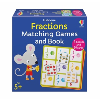 Asia Books หนังสือภาษาอังกฤษ FRACTIONS MATCHING GAMES AND BOOK