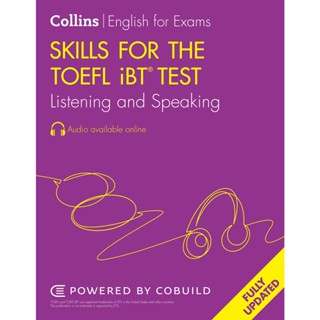 Asia Books หนังสือภาษาอังกฤษ COLLINS SKILLS FOR THE TOEFL IBT TEST: LISTENING AND SPEAKING SKILLS (SECOND ED.