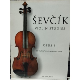 SEVCIK VIOLIN STUDIES OPUS3 40 VARIATIONS BOSWORTH/9780711998391
