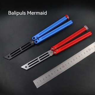 Baliplus Merman เมอร์แมน Balisong อลูมิเนียมอัลลอยด์ มีดบาลิซอง มีดผีเสื้อ มีดควง มีดซ้อม สำหรับซ้อมควง อย่างดี