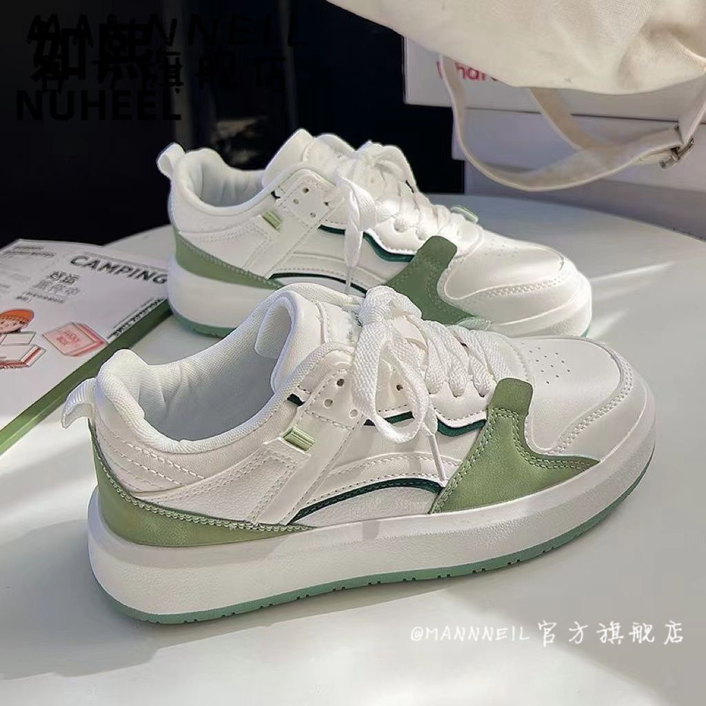 พร้อมส่ง-รองเท้าผ้าใบ-สีขาวมิ้นท์-สีเขียว-สําหรับผู้หญิง-2023