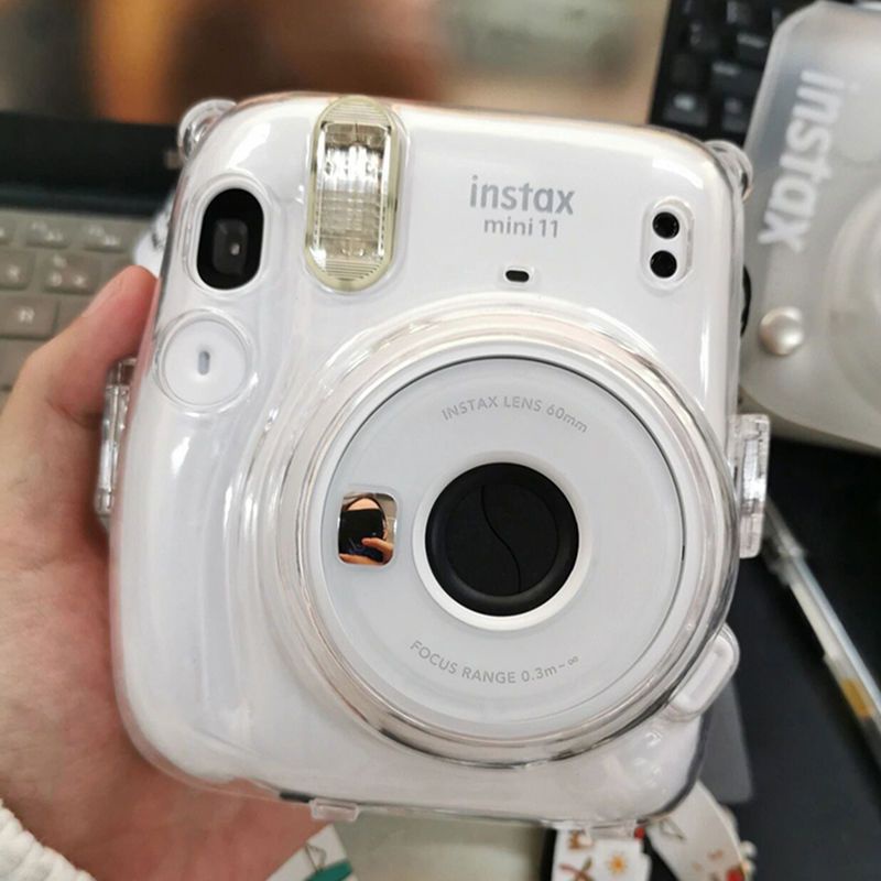 mini11-เปลือกคริสตัลโปร่งใส-เปลือกป้องกันโพลารอยด์-instax-เปลือกแข็งอุปกรณ์เสริมเปลือกกล้อง