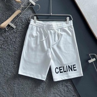 Celine ใหม่ กางเกงขาสั้นลําลอง ห้าส่วน ระบายอากาศ พิมพ์ลายโลโก้ตัวอักษร สีพื้น แฟชั่นฤดูร้อน สําหรับผู้ชาย 2023