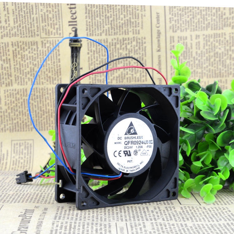 ใหม่ พัดลมอินเวอร์เตอร์ DELTA 9238 9038 24V 1.2A QFR0924UHE | Shopee ...