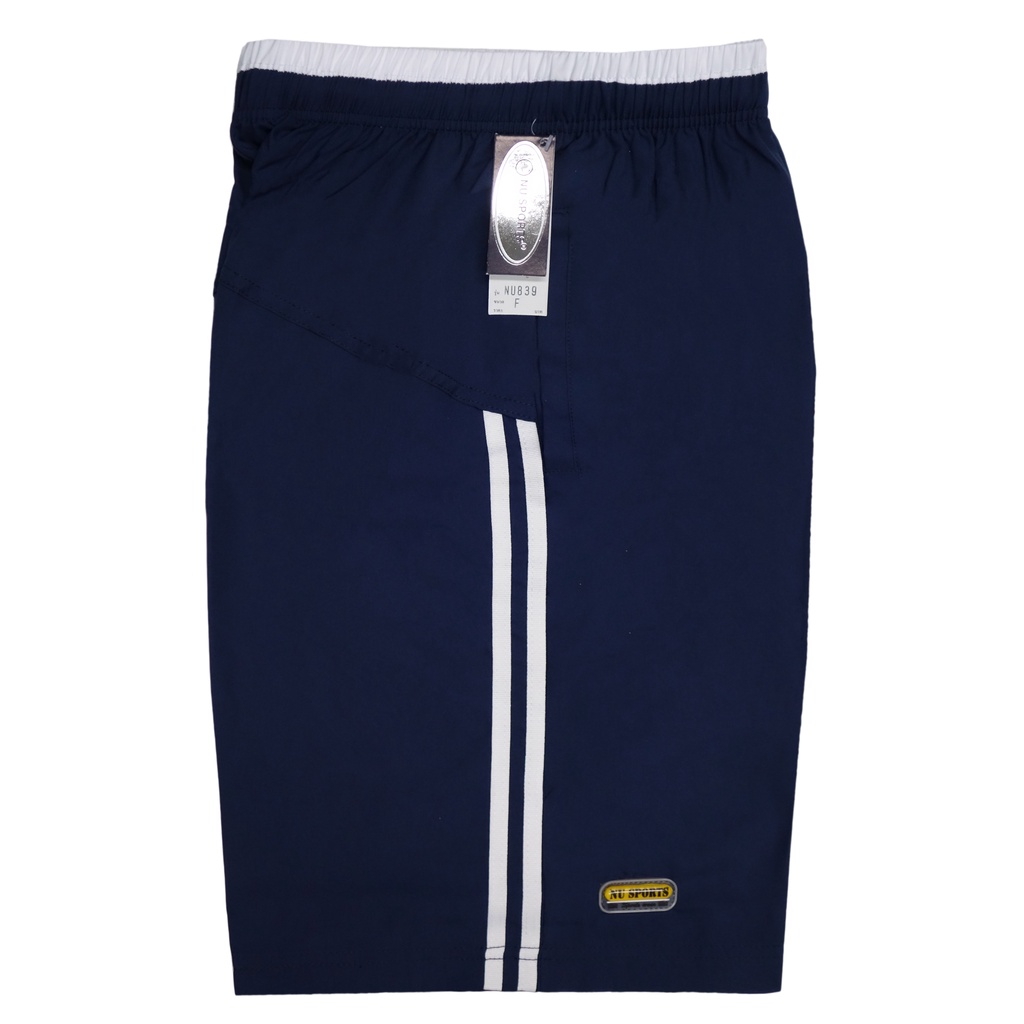 NU SPORTS (นู สปอร์ต) NU839 กางเกงขาสั้นผู้ชาย ขอบเอวยางยืด มีเชือกผูกด้านใน ใส่ลำลอง ใส่อยู่บ้าน