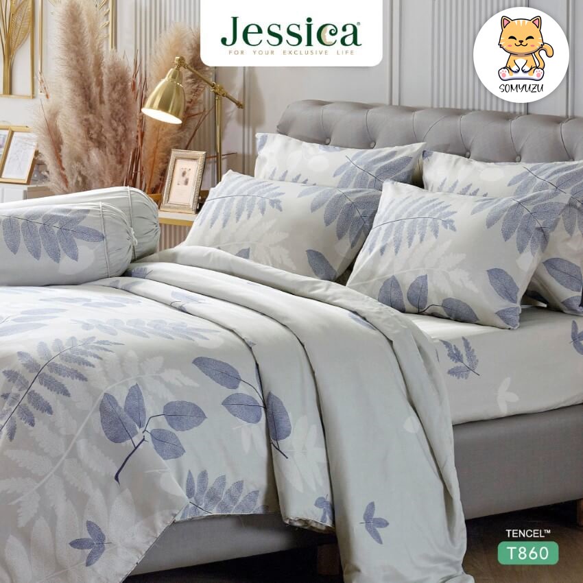 Jessica ผ้านวม 90 x 100 นิ้ว (ไม่รวมผ้าปูที่นอน) Tencel เทนเซล ทอ 500 ...