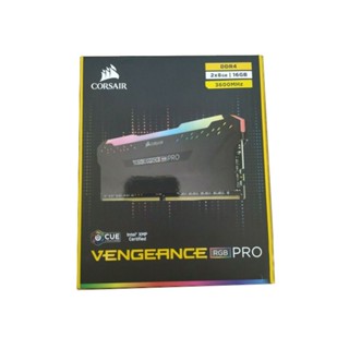 Corsair Vengeance RGB PRO 16GB (2x8GB) DDR4 DRAM 3600MHz C18 Memory Kit (Black), CMW16GX4M2D3600C18