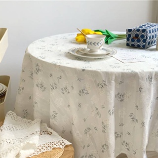 ❏✱INS ลมเดซี่ดอกไม้สีม่วงผ้าปูโต๊ะพระลูกไม้สดผ้าปูโต๊ะลายดอกไม้โต๊ะกาแฟผ้าปูโต๊ะถนนการถ่ายภาพ