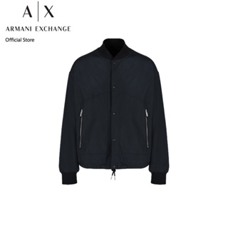 AX Armani Exchange เสื้อแจ็คเก็ตผู้ชาย รุ่น AX 6RZBL2 ZN2QZ1200 - สีดำ