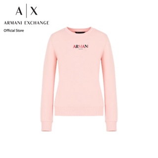 AX Armani Exchange เสื้อสเวตเชิ้ตผู้หญิง รุ่น AX 6RYMLA YJEBZ7415 - สีชมพู