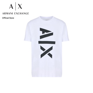 AX Armani Exchange เสื้อยืดผู้ชาย รุ่น AX 6RZTLL ZJ8EZ1100 - สีขาว