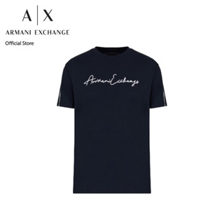 AX Armani Exchange เสื้อยืดผู้ชาย รุ่น AX 6RZTLM ZJ8EZ1583 - สีกรมท่า