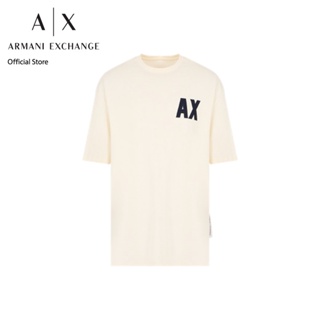 AX Armani Exchange เสื้อยืดผู้ชาย รุ่น AX 6RZTNA ZJ9JZ1130 - สีออฟไวท์