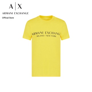 AX Armani Exchange เสื้อยืดผู้ชาย รุ่น AX 8NZT72 Z8H4Z1689 - สีเหลือง
