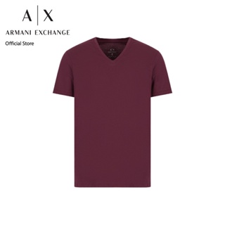AX Armani Exchange เสื้อยืดผู้ชาย รุ่น AX 8NZT75 ZJA5Z14BC - สีแดง