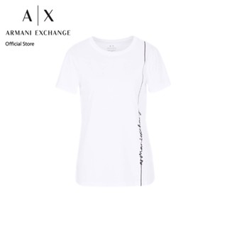 AX Armani Exchange เสื้อยืดผู้หญิง รุ่น AX 6RYT05 YJ3RZ1000 - สีขาว