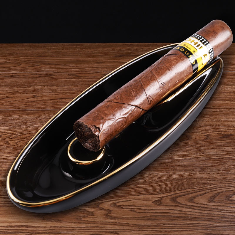 rubinski-trinidad-partagas-ashtray-bone-china-ห้องนั่งเล่นตกแต่งสำนักงานที่เขี่ยบุหรี่ซิการ์ที่สวยงาม