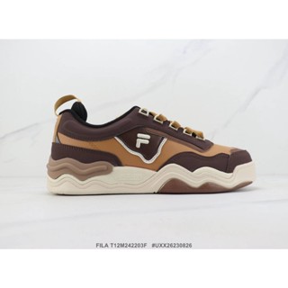 Fila Kick T12M312206Fsb รองเท้าผ้าใบลําลอง ข้อสั้น เข้ากับทุกการแต่งกาย สําหรับผู้ชาย และผู้หญิง