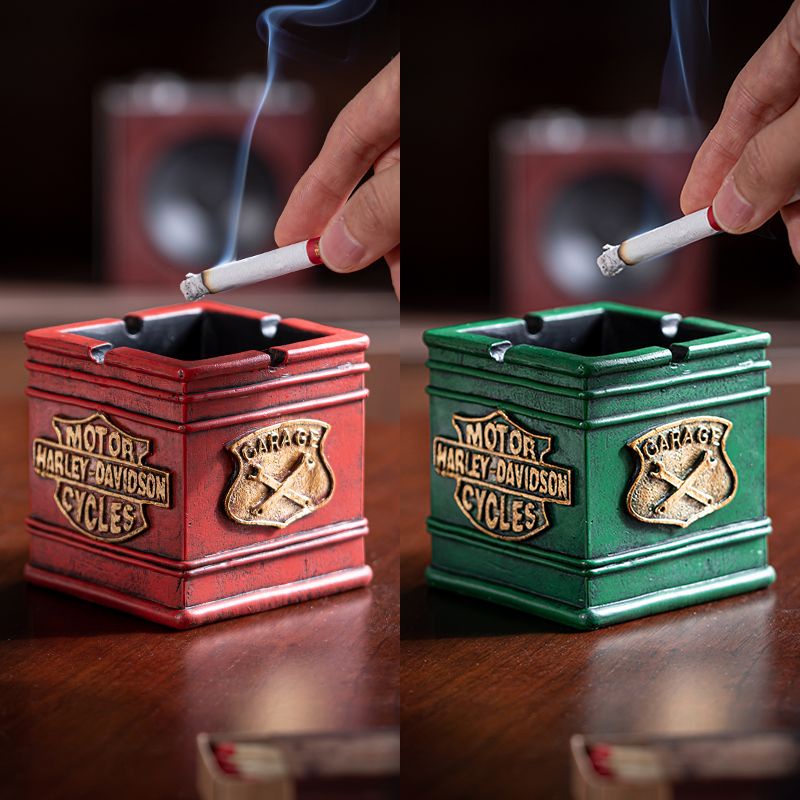 อเมริกัน-retro-ashtray-แนวโน้มบุคลิกภาพห้องนั่งเล่นบาร์ร้านอาหารเดสก์ท็อปตกแต่ง