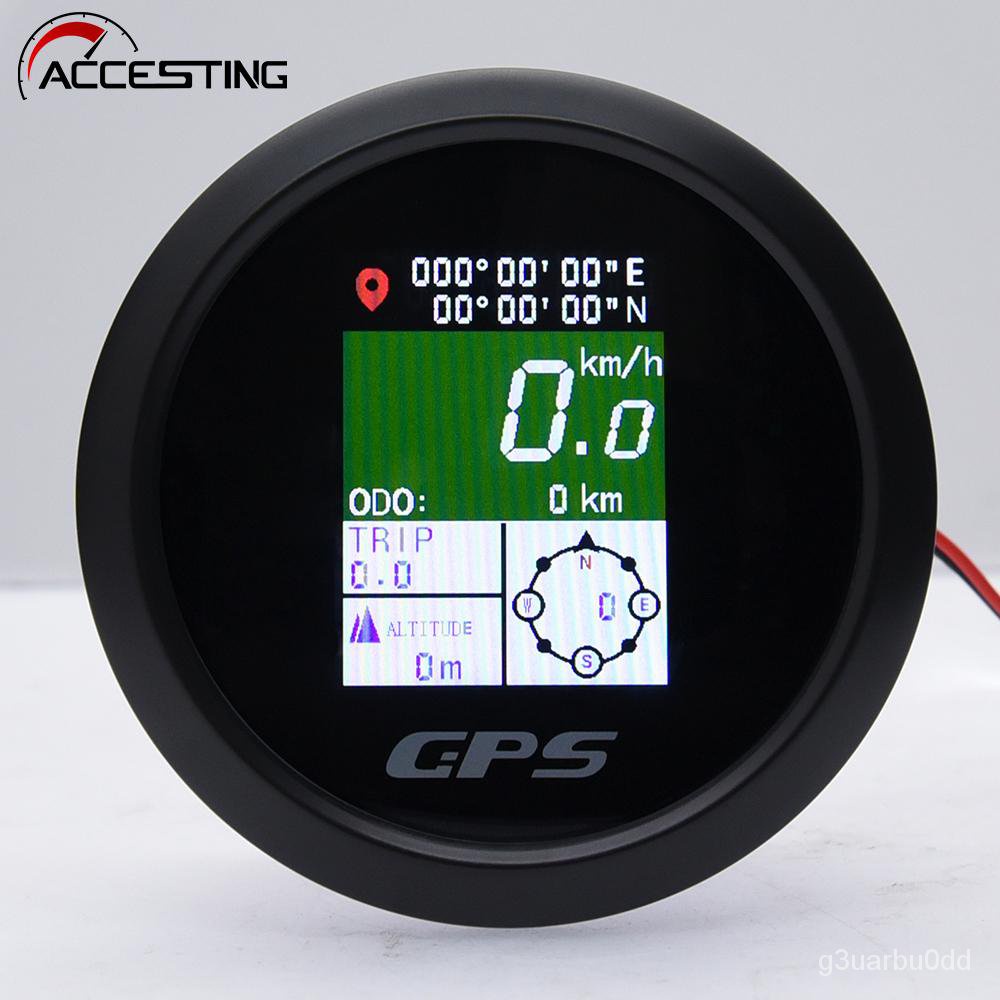 ⚠️85mm TFT Screen Digital GPS Speedometer With Waterproof MPH Knots Km