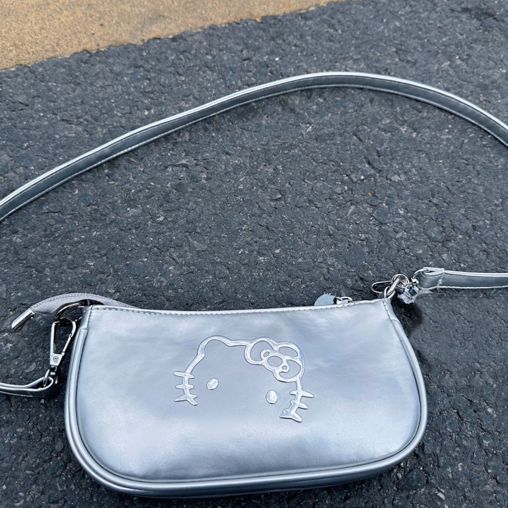 กระเป๋าถือ-ลายการ์ตูน-hello-kitty-ดาว-สีเงิน-เหมาะกับพกพา-สําหรับเด็กผู้หญิง-y2k