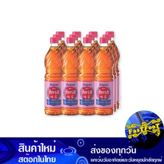 น้ำปลาแท้ ขวดเพ็ท ฉลากสีชมพู 700 มล. (12ขวด) ทิพรส Tiparos Real Fish Sauce, Pet Bottle, Pink Label