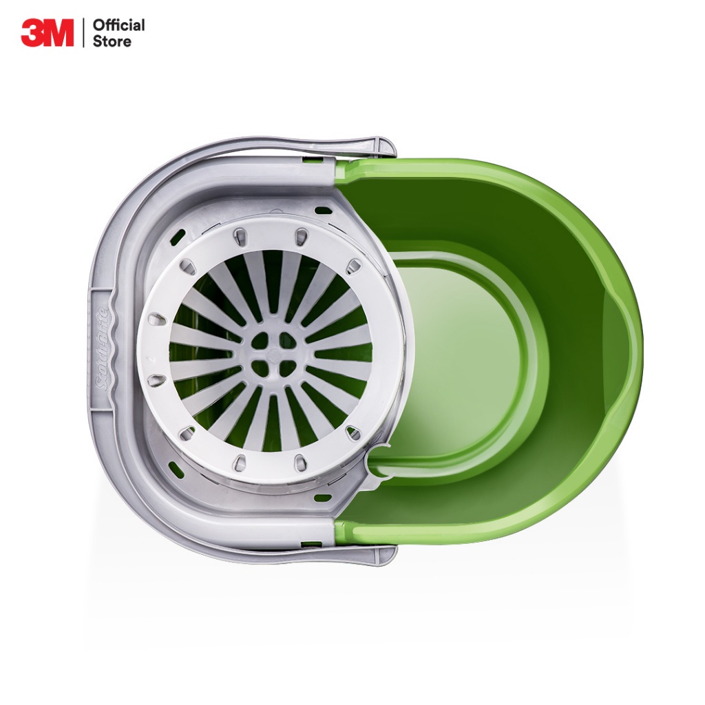 3m-สก๊อตช์-ไบรต์-ถังบิดม็อบ-scotch-brite-twist-mop-bucket-green