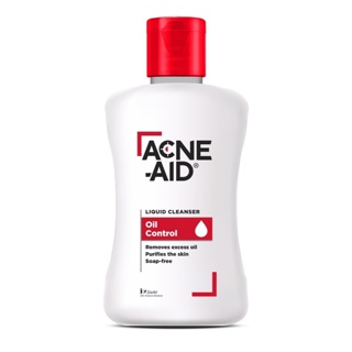 ลดเพิ่ม 8% 🔥 Acne Aid ขนาด 100ml (สีแดง) แอคเน่เอด สิว แพ้ง่าย acneaid acne-aid สิวอุดตัน [ 100 mL Red ]