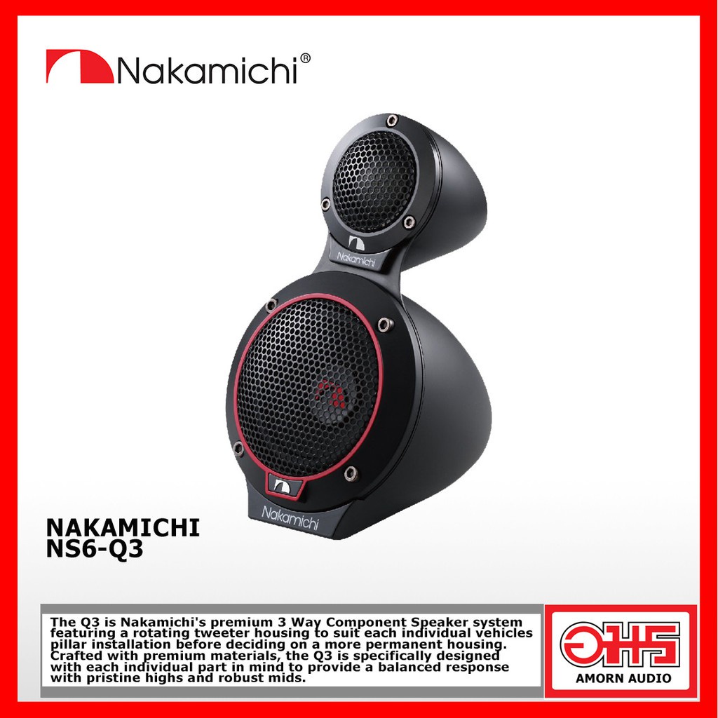 nakamichi-ns6-q3-ลำโพง-6-5-นิ้ว-3-ทาง-พร้อม-woofer-เสียงเบส-twitter-เสียงแหลม-amornaudio