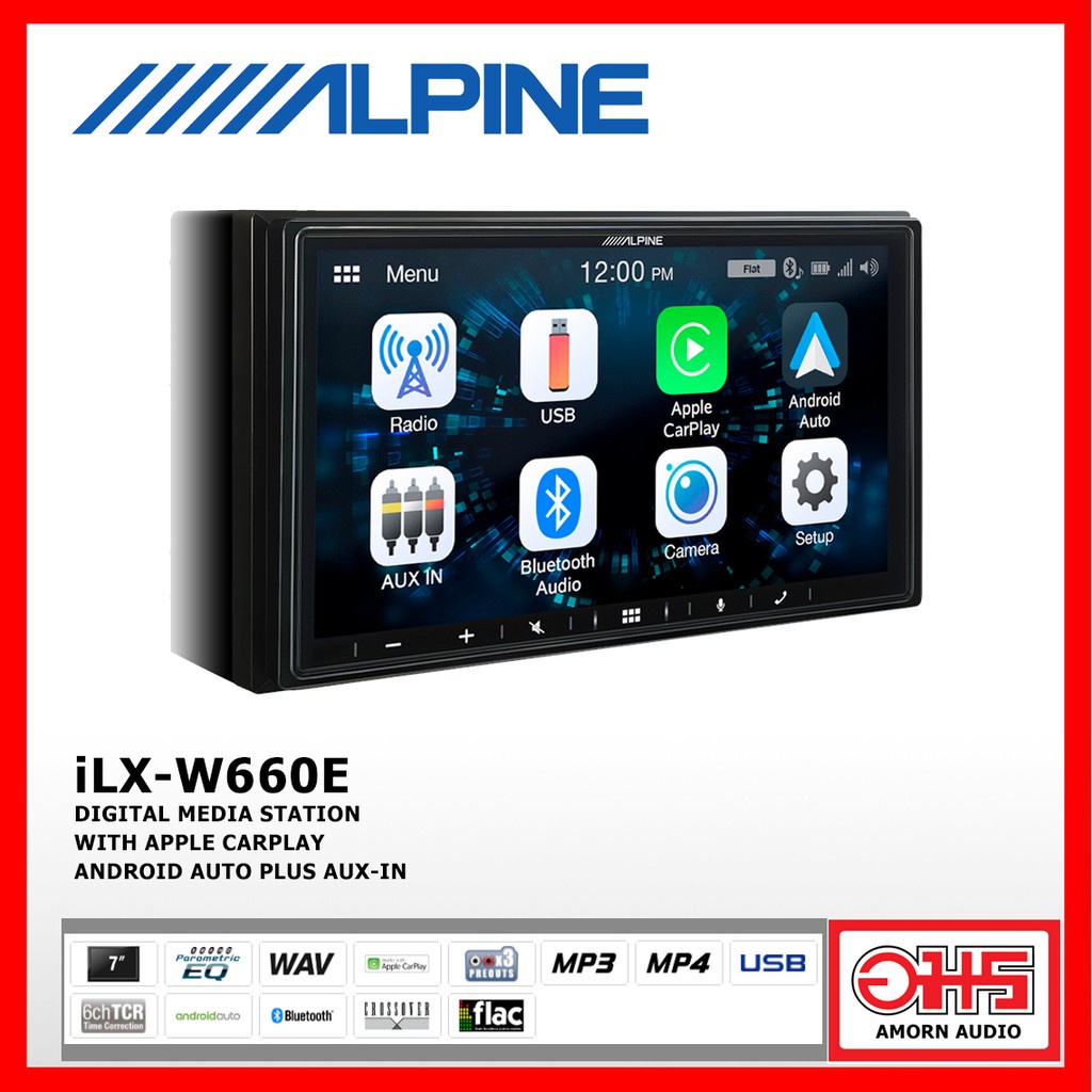 alpine-ilx-w660e-วิทยุ-รถยนต์-2din-7-มาพร้อมกับ-apple-carplay-และ-android-auto