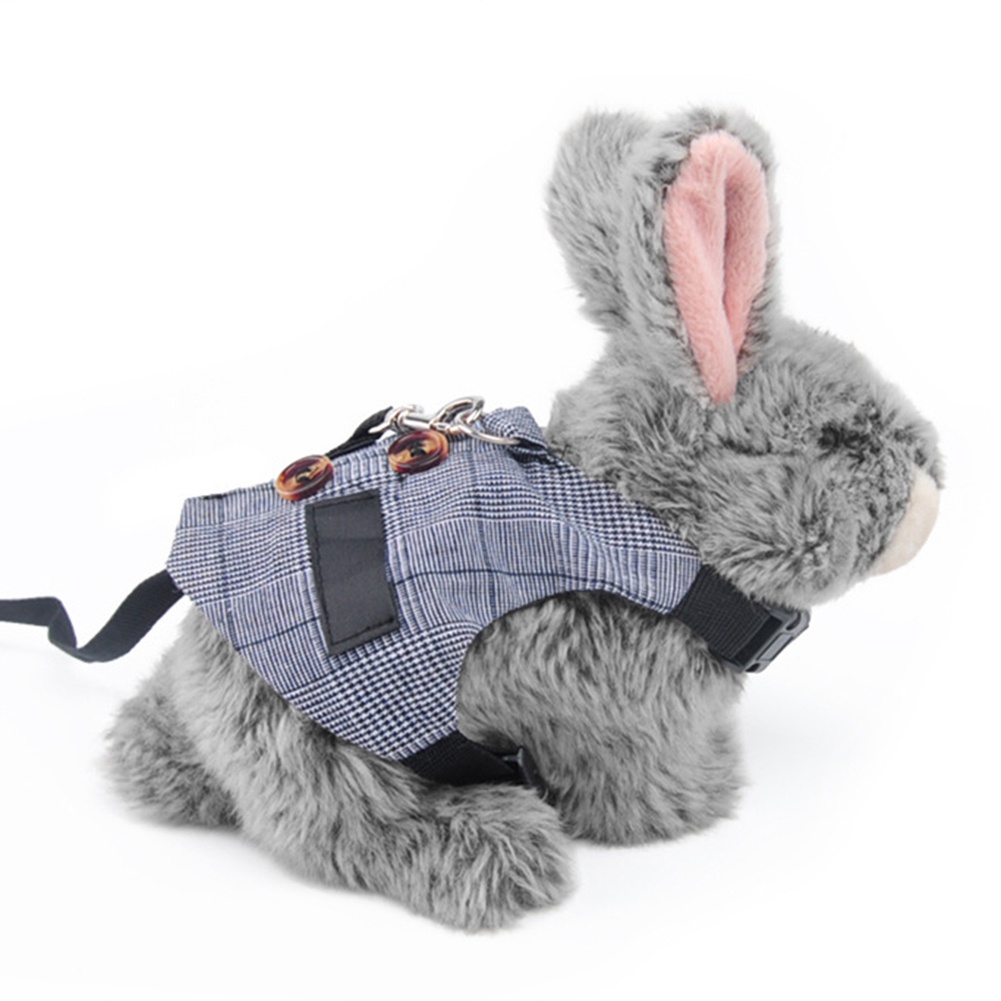 pota-เสื้อกั๊ก-สายรัดหน้าอก-ลายสก๊อต-ขนาดเล็ก-สําหรับสัตว์เลี้ยง-กระต่าย