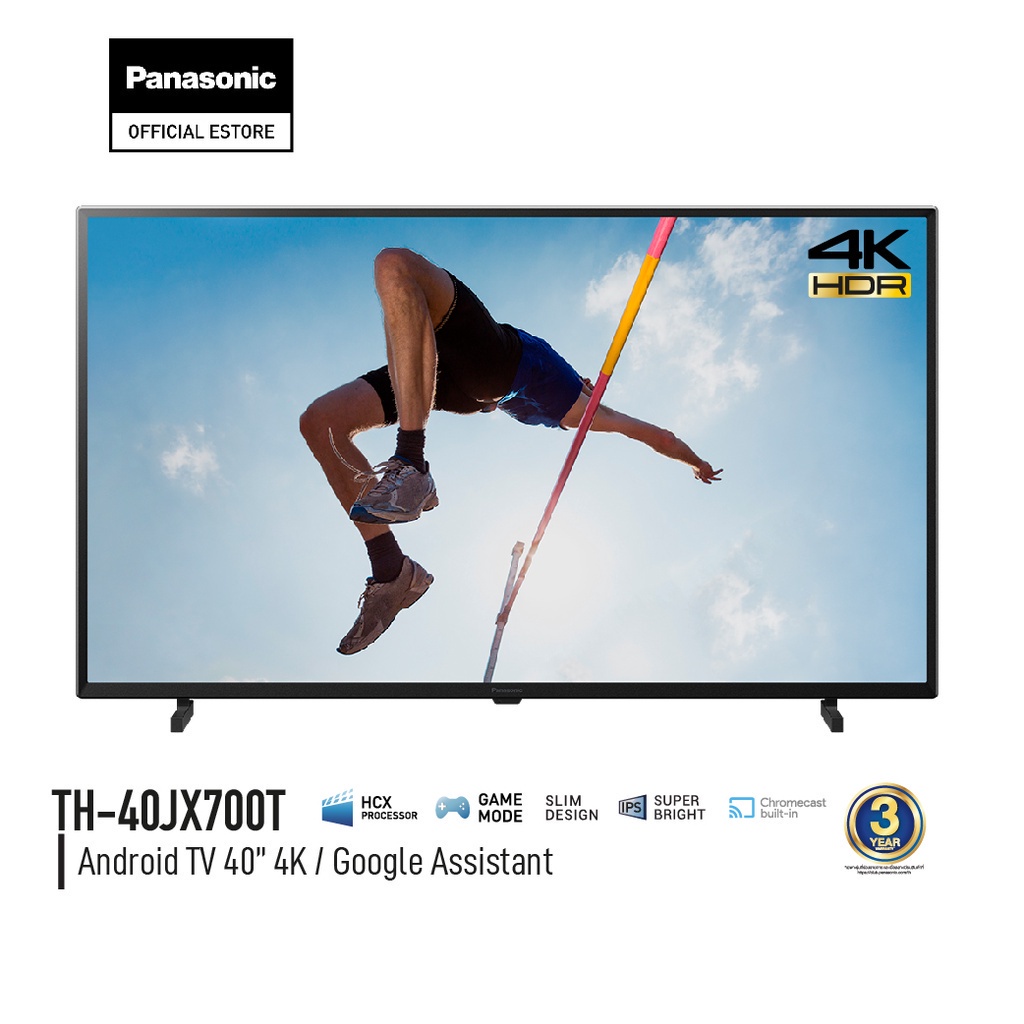 Panasonic LED TV TH40JX700T 4K TV ทีวี 40 นิ้ว Android TV Google