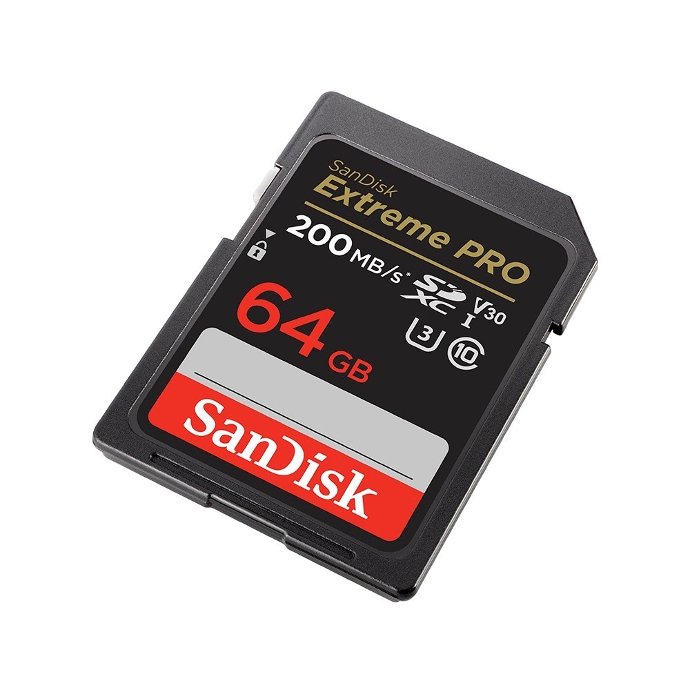 เมมโมรี่การ์ด SanDisk Extreme Pro SDXC V30 U3 C10 200MB/s R 90MB/s W by Banana IT