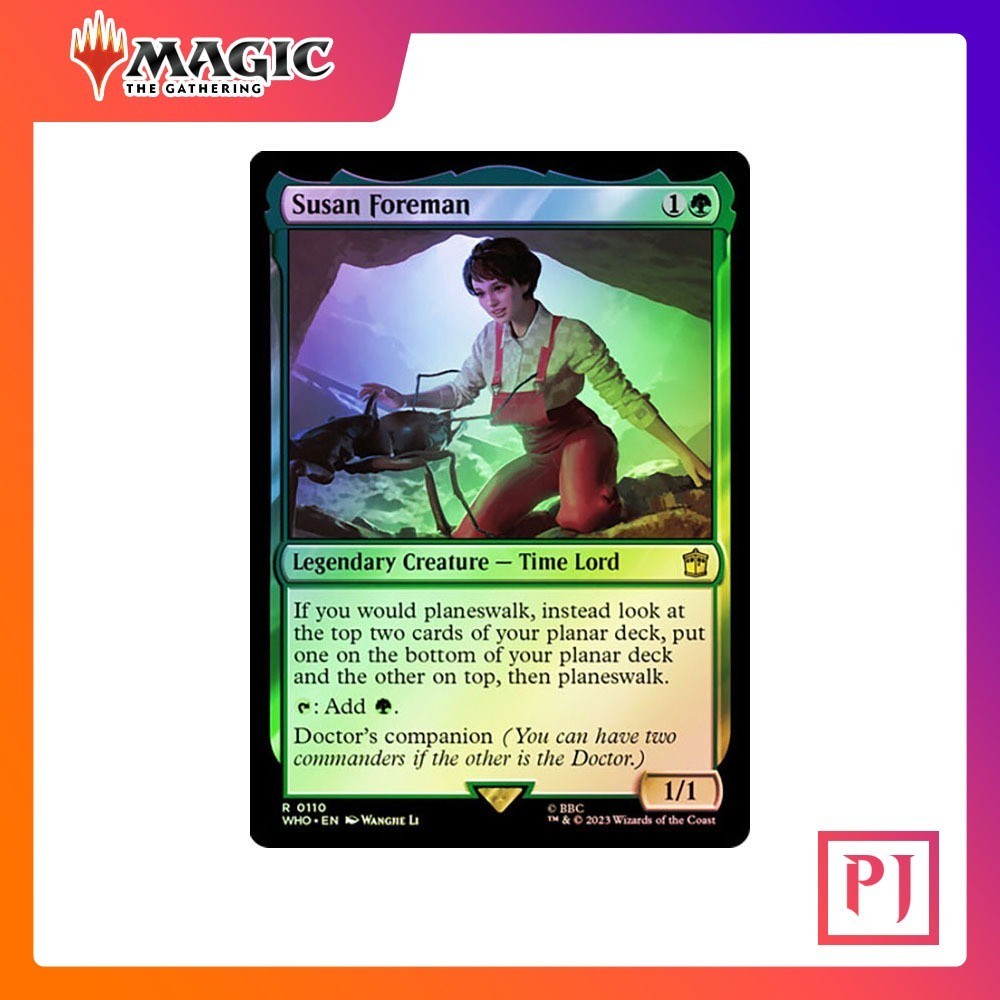 [MTG] Susan Foreman [WHO] [GREEN] [RARE] [FOIL] [ENG] (การ์ดเมจิค ...