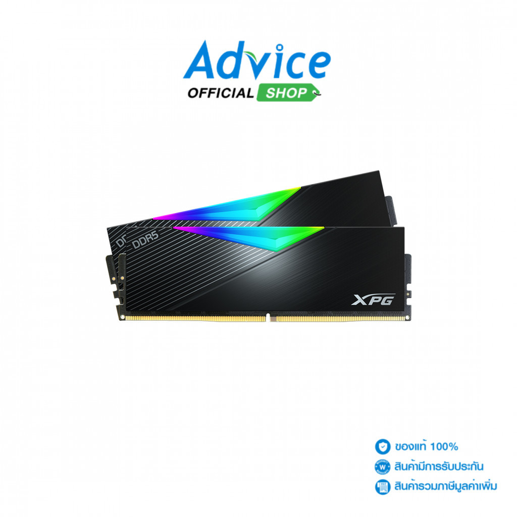 ADATA RAM DDR5(6000) 64GB (32GBX2) LANCER RGB BLACK (AX5U6000C3032G ...