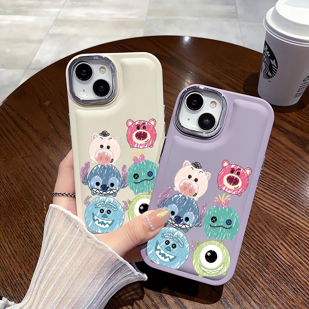 เคสโทรศัพท์มือถือนิ่ม-ลายการ์ตูนมอนสเตอร์-สําหรับ-iphone-14promax-13-12-11-7plus-x-xr-xsmax