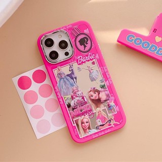 C301 [พร้อมส่งในไทย🐝] เคสไอโฟน iPhone เคสสวอนและบาบี้ขอบชมพูกันกระแทก