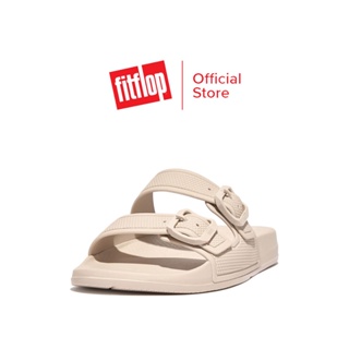 FITFLOP IQUSHION TWO BAR SLIDES รองเท้าแตะผู้หญิง รุ่น FD2-A20 สี BEIGE