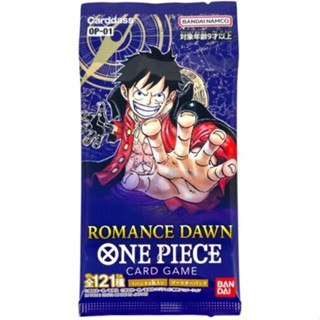 One Piece Card Game OP-01 Booster Pack Romance Dawn (การ์ด 7 ใบ/1 ซอง) วันพีซการ์ดเกม ภาษาญี่ปุ่น