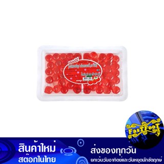 เยลลี่เชอร์รี่ กลิ่นสตรอว์เบอร์รี่ 220 กรัม (55ลูก) ดีลิคัพ Deli Cup Cherry Jelly Strawberry Scent