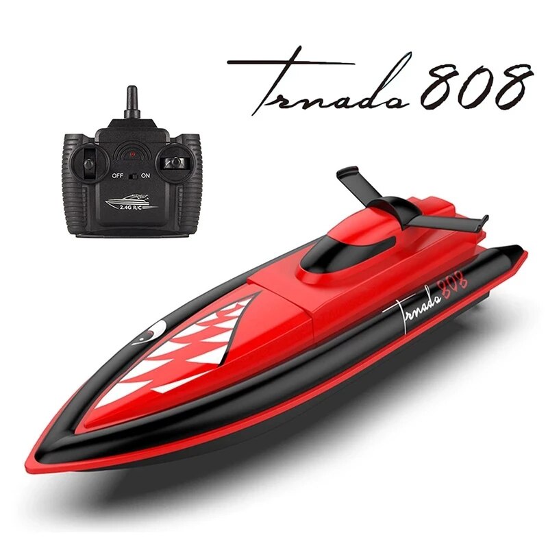 78u 2.4G High Speed Remote Control RC Speed Boat Waterproof Dual Motor ...