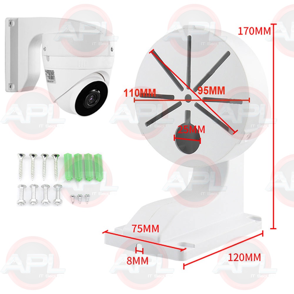 apollo-ขายึดกล้องวงจรปิด-cctv-ขาตั้งกล้องวงจรปิด-โดม-ยาว-11cm-รุ่นahc10-ขาจับ-cctv-ฐานตั้งกล้องวงจรปิด