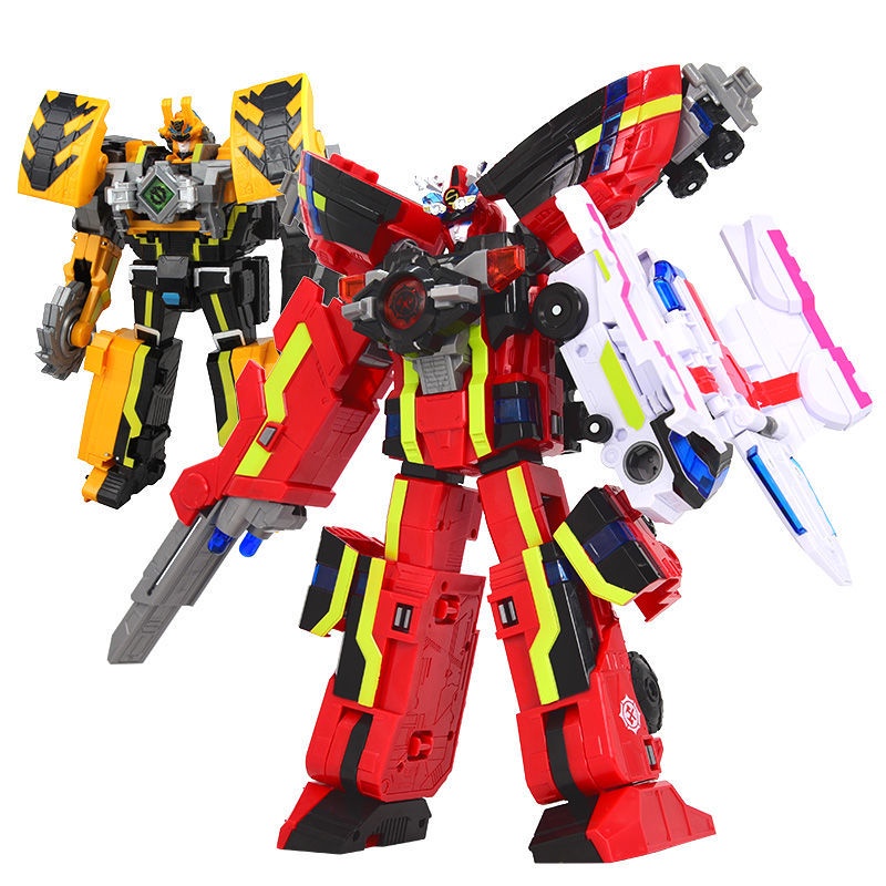☜Titan Sentai Super Rescue Team 3 ของเล่นเด็ก 4 Deluxe Edition ...