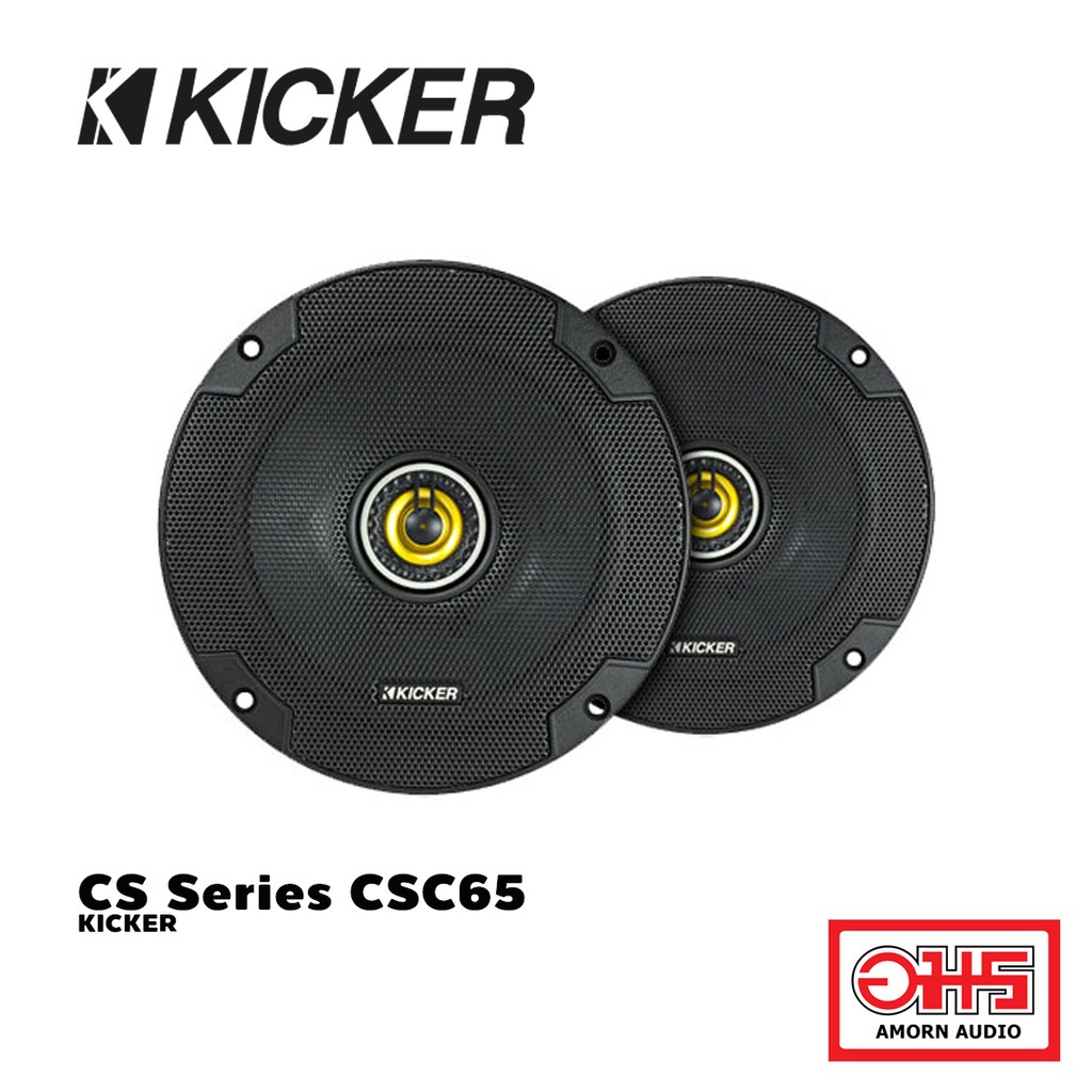 kicker-cs-series-csc65-ลำโพงแกนร่วม-6-5-นิ้ว-100-watts-rms-amornaudio-อมรออดิโอ