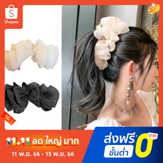 Pota กิ๊บติดผม หลายชั้น บับเบิล เงางาม ประดับพลอยเทียม กรงเล็บ แข็งแรง กันลื่น สีพื้น ตกแต่งผม เครื่องมือจัดแต่งทรงผม สําหรับผู้หญิง
