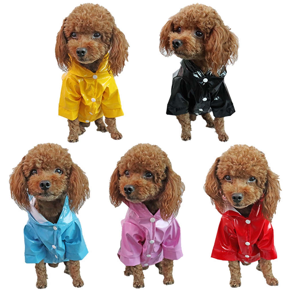 เสื้อแจ็กเก็ตกันฝน-มีฮู้ด-กันน้ํา-สีสะท้อนแสง-สําหรับสัตว์เลี้ยง-สุนัข-ลูกสุนัข
