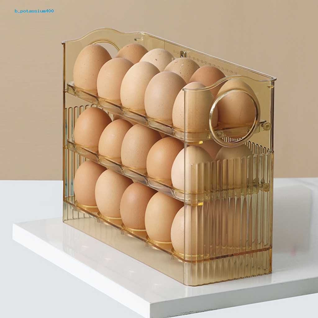 pota-egg-organizer-case-flip-type-refrigerator-egg-organizer-box-scentless